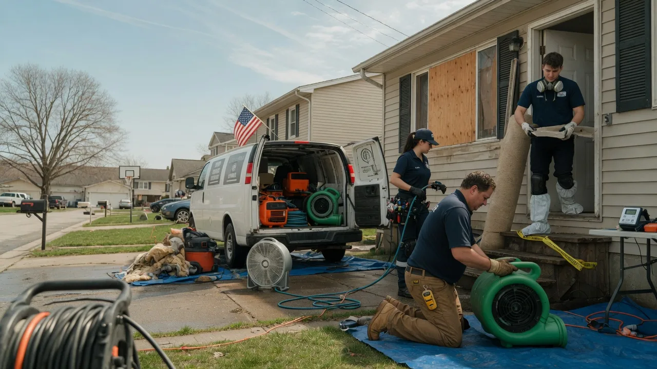 Water Damage Restoration in Hymera, IN near me